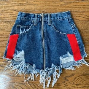 carmar denim skirt